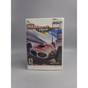 Indianapolis 500 Legends Nintendo Wii Racing Game Disc Case Manual